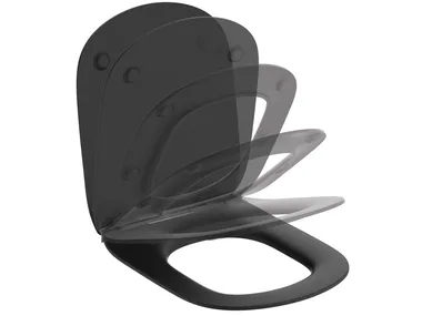 TESI NERO SETA - T3527V3 - Toilet seat with soft close _ Ideal Standard